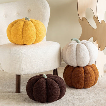 pumkin halloween plush pillow throw toy cushion stuffed pumpkin halloween aesthetic decor roomtery