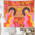 indie room aesthetic tapestry vintage tape and rainbows roomtery