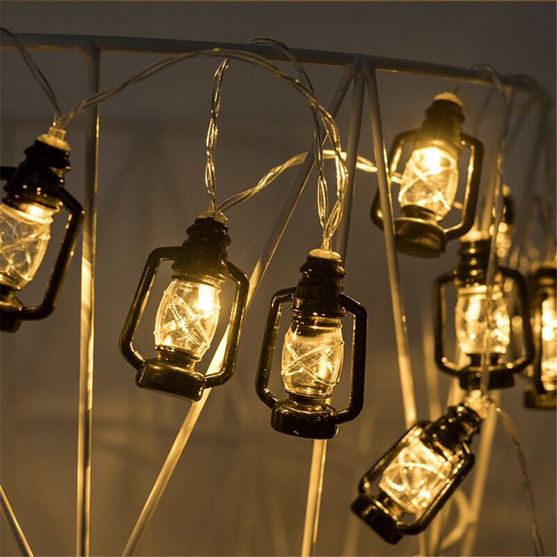tero style cottagecore aesthetic vintage lantern fairy string lights roomtery