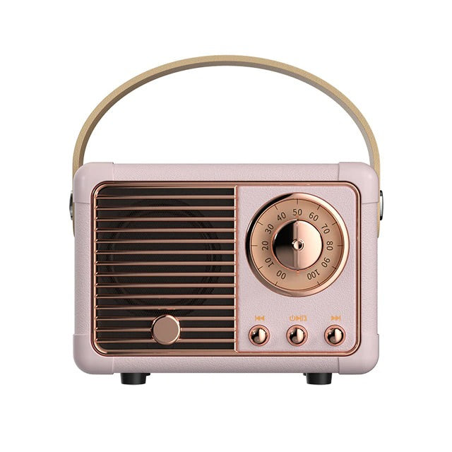 Retro radio Bluetooth Speaker H2 Classical Retro Retro Decor Usb Portable decor Mini Speaker roomtery