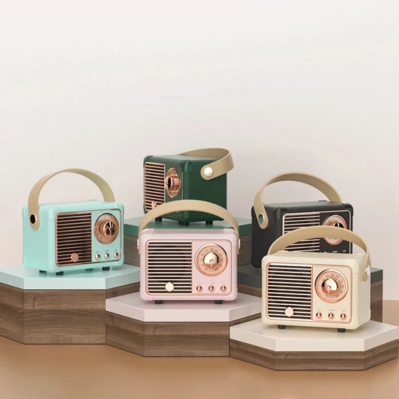 Retro Bluetooth Speaker H2 Classical Retro Retro Decor Usb Portable decor Mini Speaker roomtery