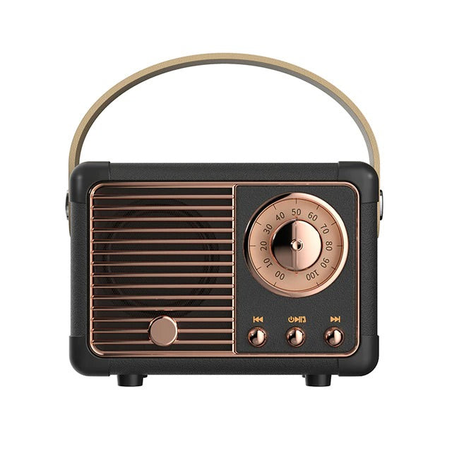 Retro radio Bluetooth Speaker H2 Classical Retro Retro Decor Usb Portable decor Mini Speaker roomtery