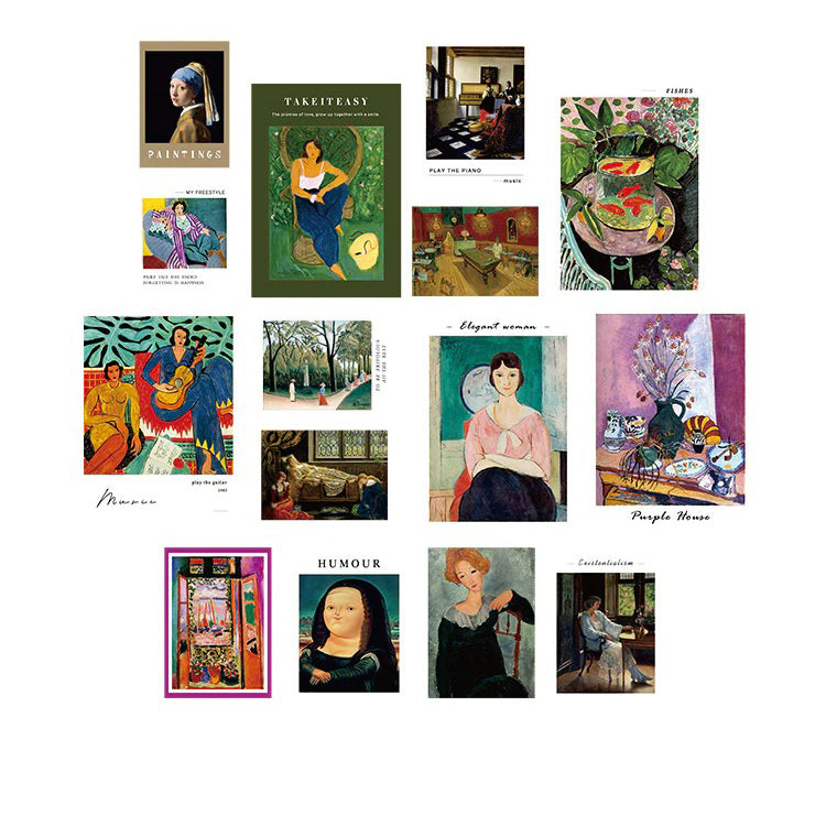 art hoe poster card set of 15 aesthetic room roomtery