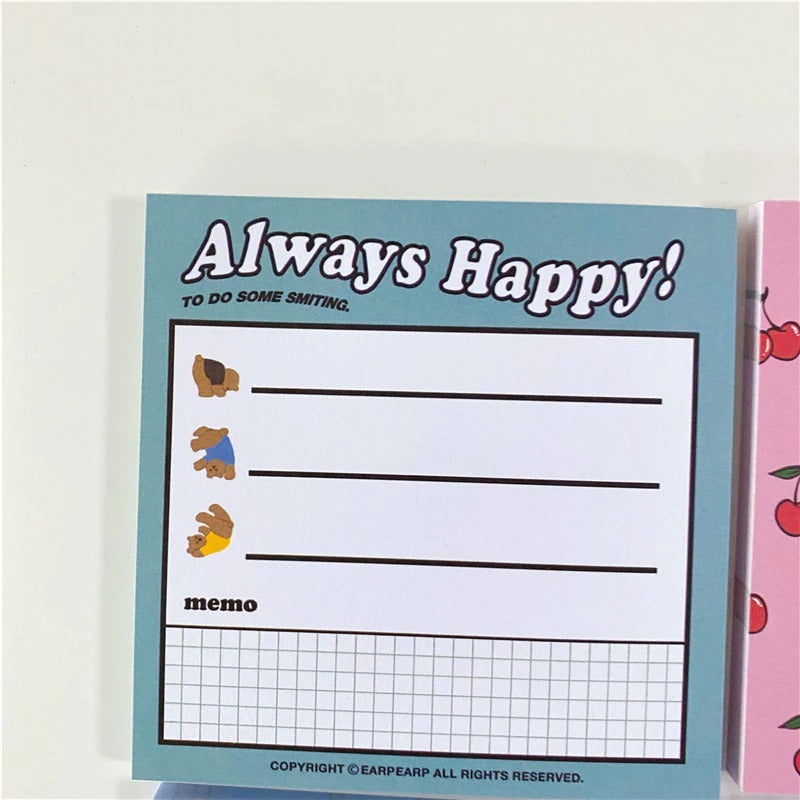 cutee daily stickers to do list pack aesthetic room roomtery