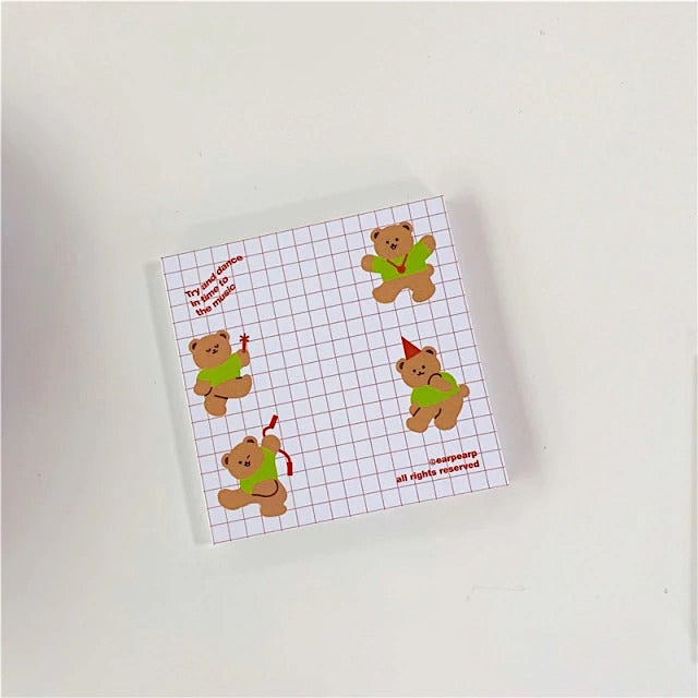 cutee daily stickers to do list pack aesthetic room roomtery