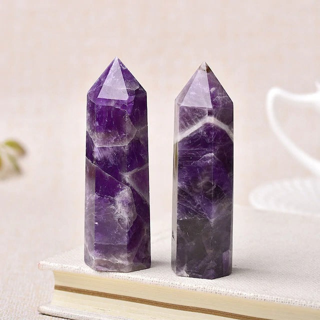 roomtery fairycore aesthetic natural amethyst desk decor