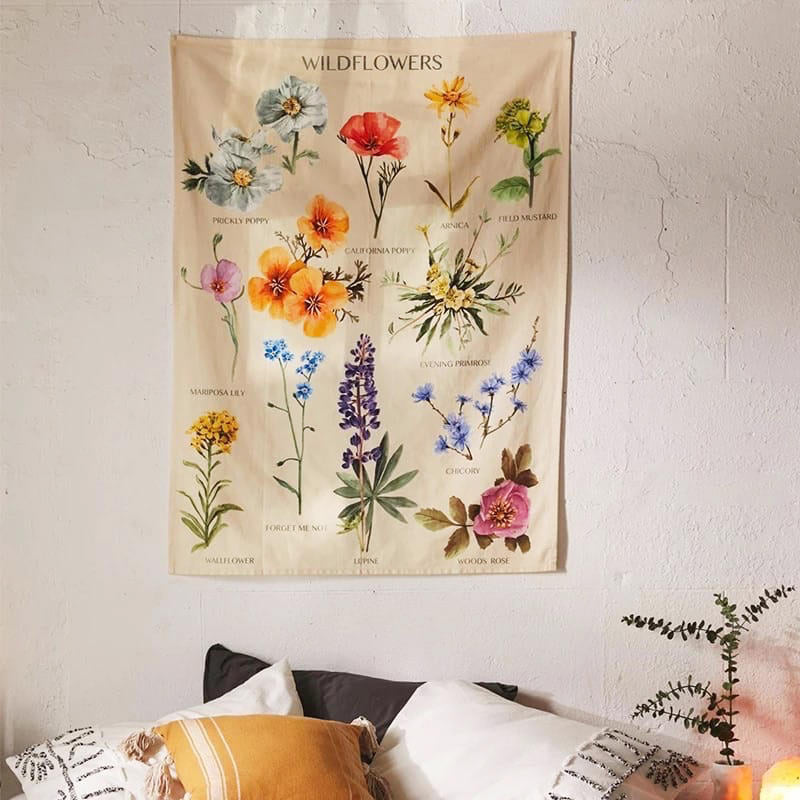 Urban outfitters wildflower tapestry new arrivals