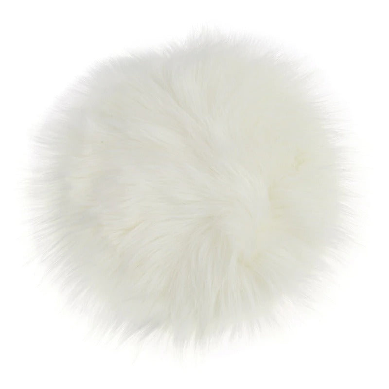 soft girl aesthetic faux fur seat cushion roomtery