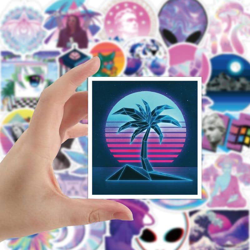 vaporwave sticker pack roomtery