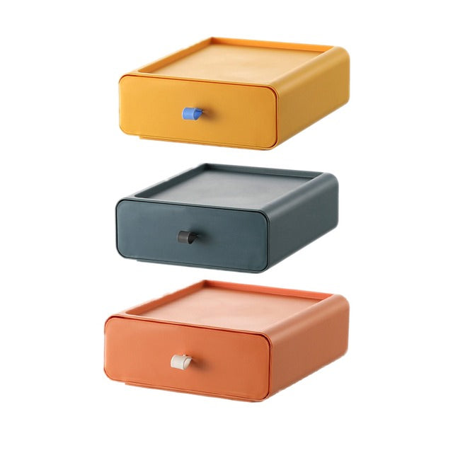 stackable desk drawer storage box table space organizer roomtery
