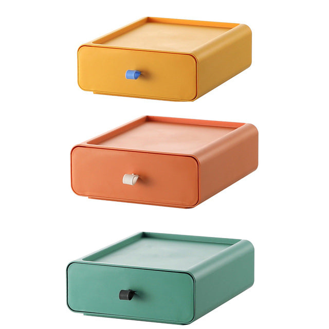 Stackable Rounded Desk Drawer Organizer - Shop Online on roomtery