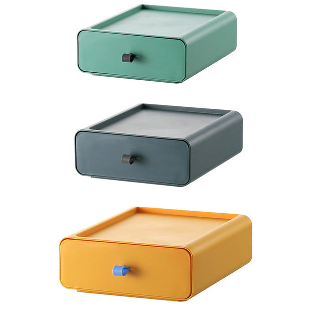 stackable desk drawer storage box table space organizer roomtery