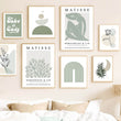 Matisse Sage Green Canvas Posters