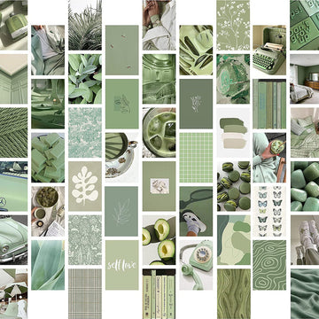 Sage Green Card Collage Kit - Shop Online on roomtery