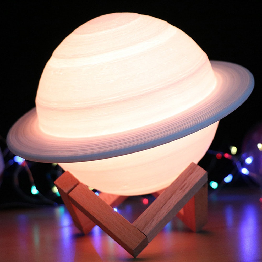 saturn planet aesthetic night light lamp roomtery
