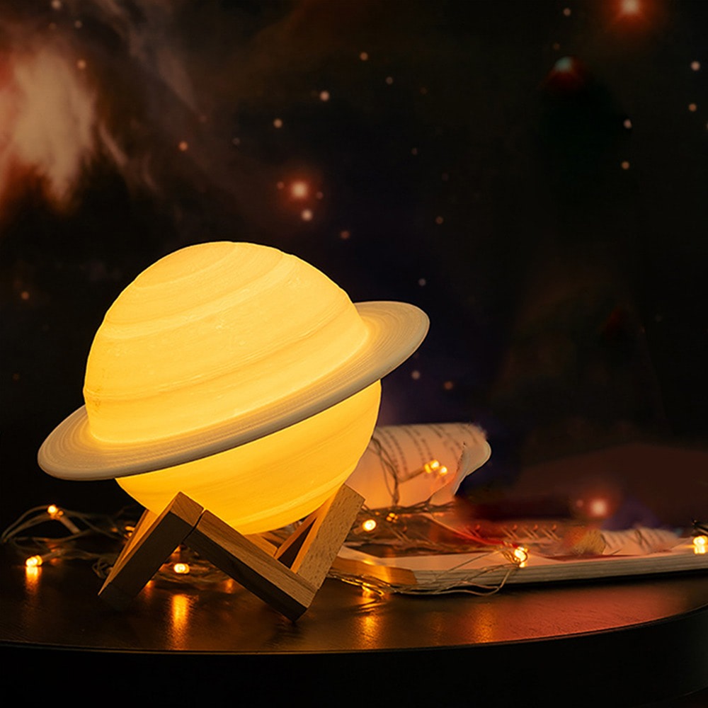 saturn planet aesthetic night light lamp roomtery