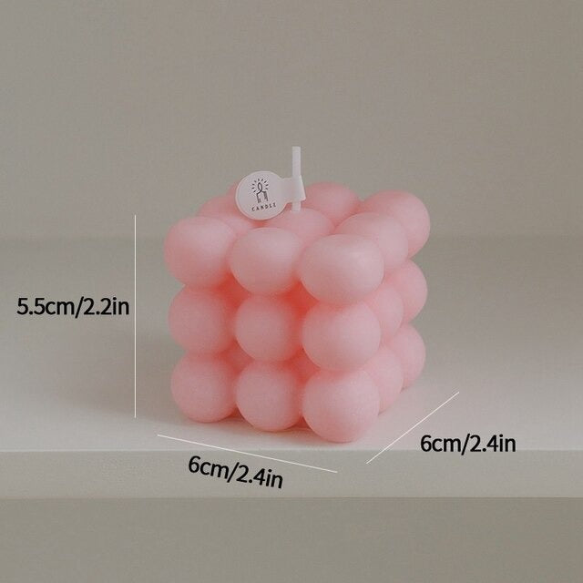 Pink Bubble Candle L – Penny Lane Organics
