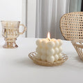 bubble cube aesthetic candle pastel scented candle room accents roomtery