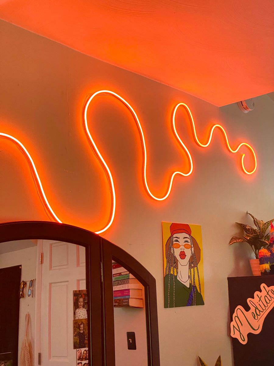 Squiggle Neon Rope Led Lights (RGBIC WS2811) - Shop Online on roomtery