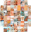 Peachy Wall Collage Cards