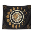 Moon Phases Zodiac Tapestry