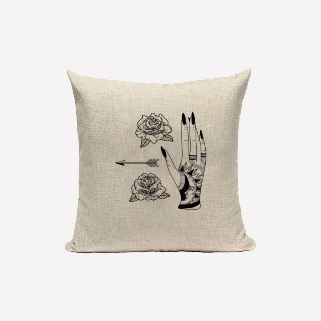 astrologycal aesthetic sun moon pillowcases cushion covers roomtery