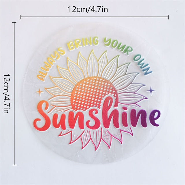 rainbow ambient sunlight sun catcher sticker roomtery