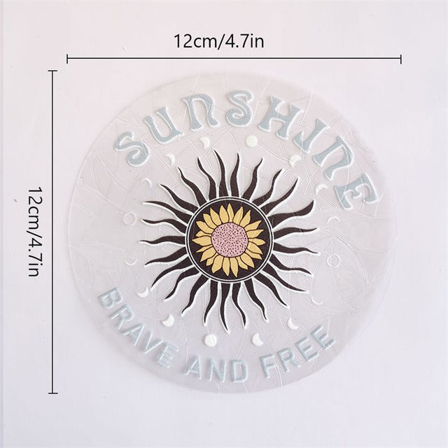 Sunshine Sun Catcher Stickers - Shop Online on roomtery