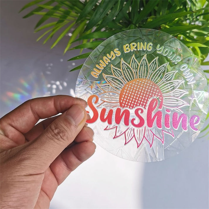 Sunshine Sun Catcher Stickers - Shop Online on roomtery