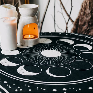 Autumn Moon Phases Tapestry - Shop Online on roomtery