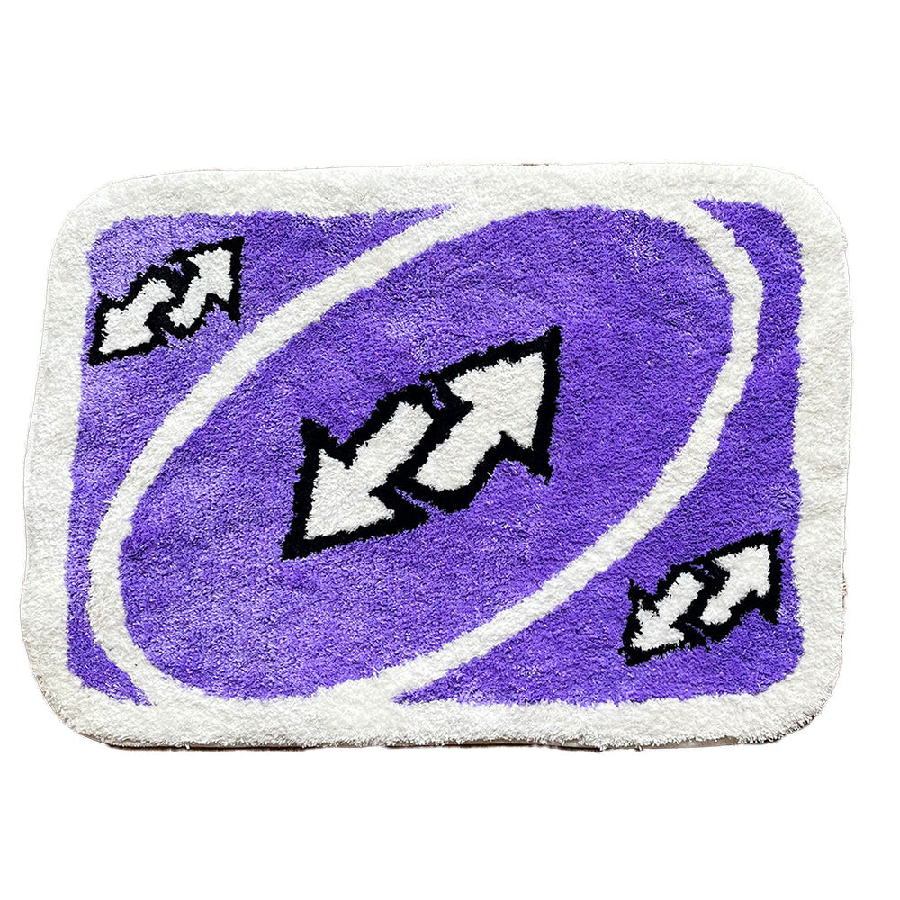 Reverse Card Fluffy Accent Rug - Shop Online on roomtery