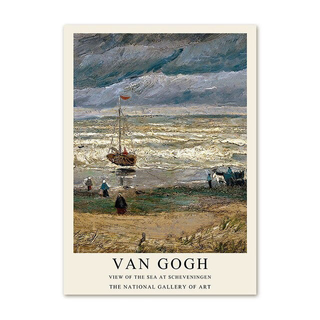 van gogh oil paint art gallery wall canvas posters roomtery