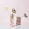 vintage retro aesthetic striped tower glass vase roomtery