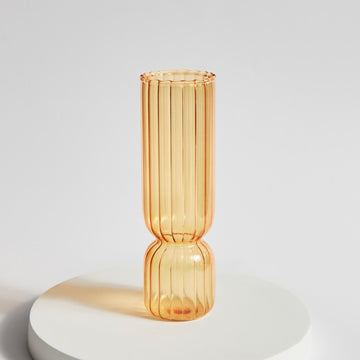 Vintage Striped Glass Vase