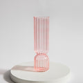 vintage retro aesthetic striped tower glass vase roomtery