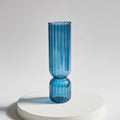 vintage retro aesthetic striped tower glass vase roomtery