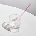 wavy pastel glass straws danish pastel aesthetic decor roomtery