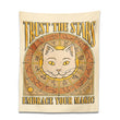 Trust The Stars Cat Tapestry
