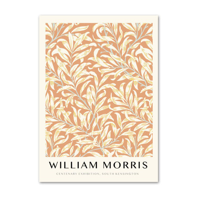 willian morris canvas wall art collection floral aesthetic wall posters roomtery