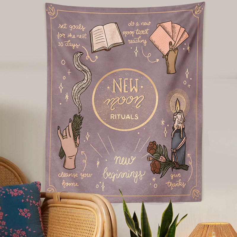 New Moon Rituals Tapestry Shop Online on roomtery