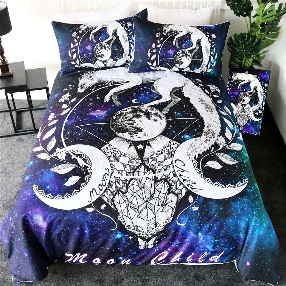 roomtery aesthetic bedding witchcore aesthetic room decor sheet set