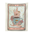 The Coffee Witchy Tarot Tapestry