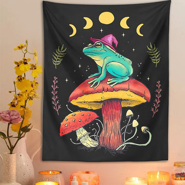 Wizard Frog Tapestry