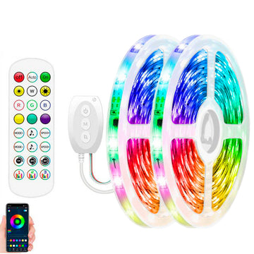 Ruban LED 5M Multicolore + télécommande - Luminaire/Lampe