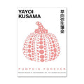 yayoi kusama art work canvas wall art aesthetic poster roomtery