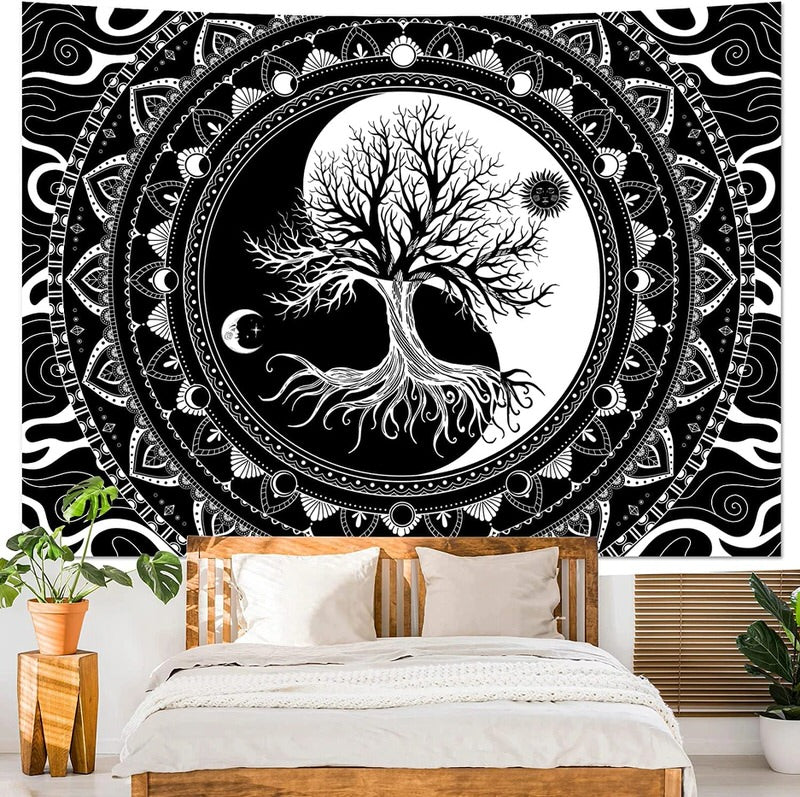 Yin yang 2024 wall tapestry